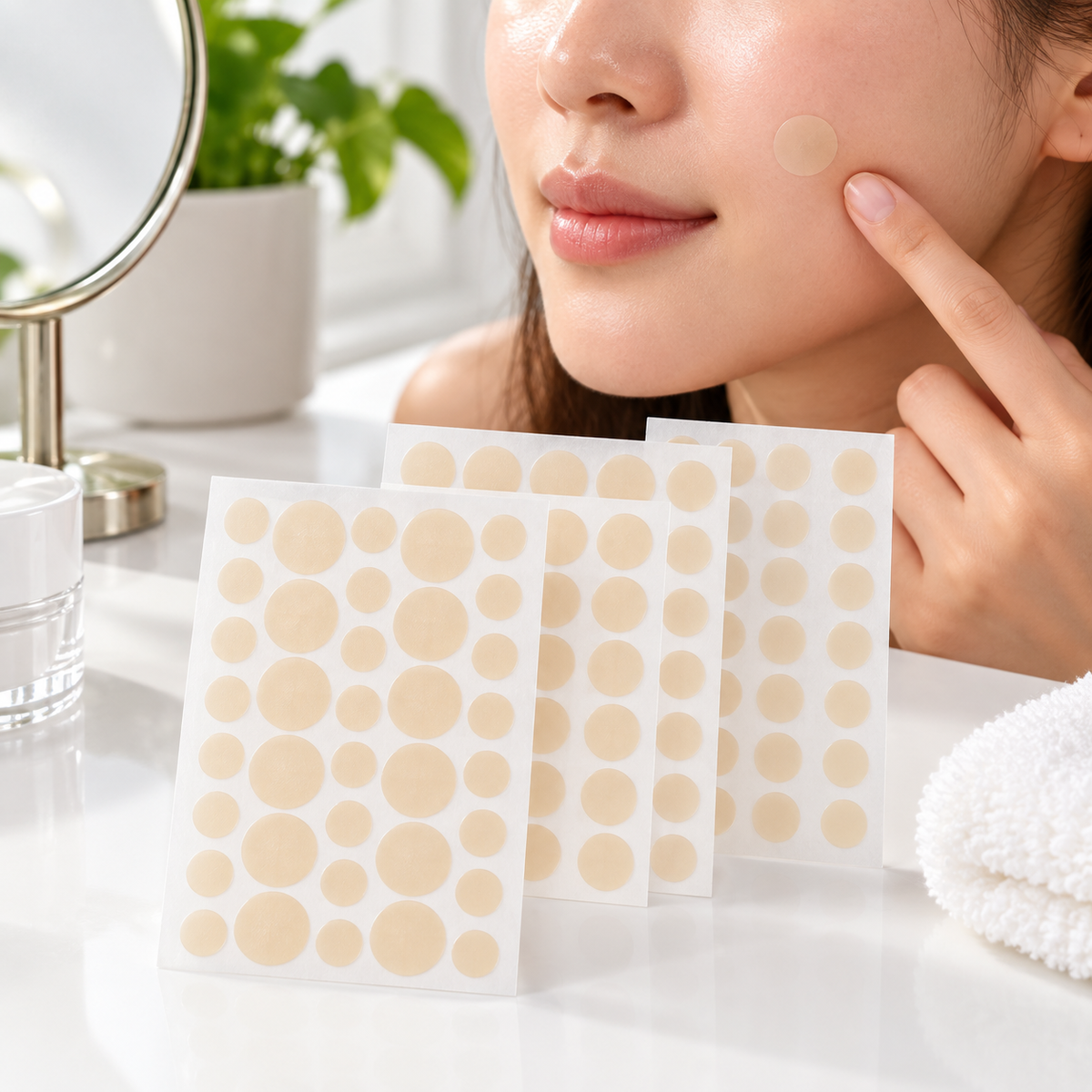 ClearDot™ Hydrocolloid Pimple Patches lifestyle scene 3