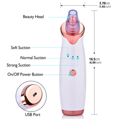 Poreva pore vacuum blackhead remover - product photo 5 - AVALDEY