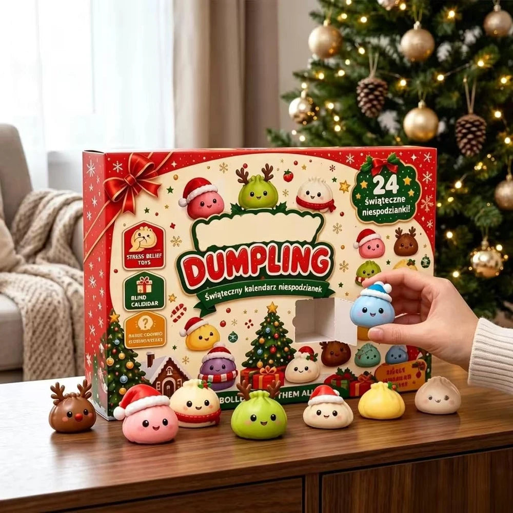 SquishCount™ Christmas Squishy Advent Calendar (24 Surprises)