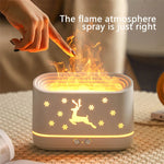 Christmas Reindeer Flame-Effect Humidifier