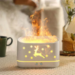 Christmas Reindeer Flame-Effect Humidifier