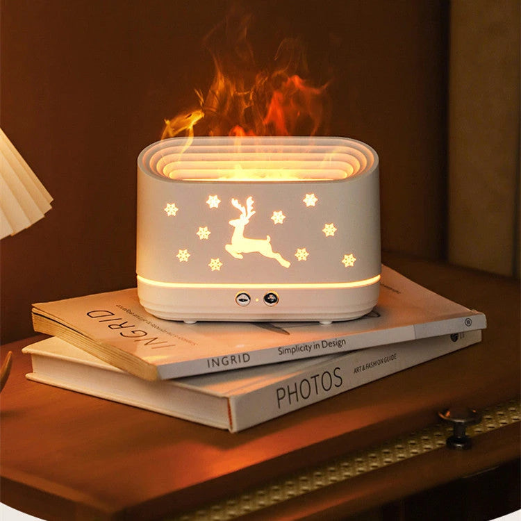 GlowMist™ Reindeer Flame Diffuser & Humidifier