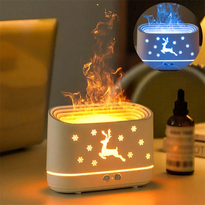 GlowMist™ Reindeer Flame Diffuser & Humidifier