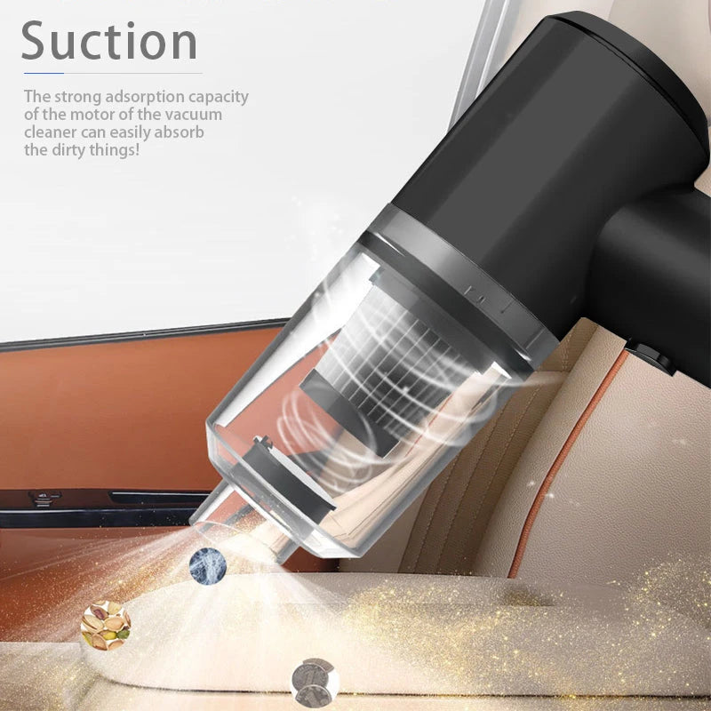 SwiftClean™ Cordless Handheld Car Vacuum