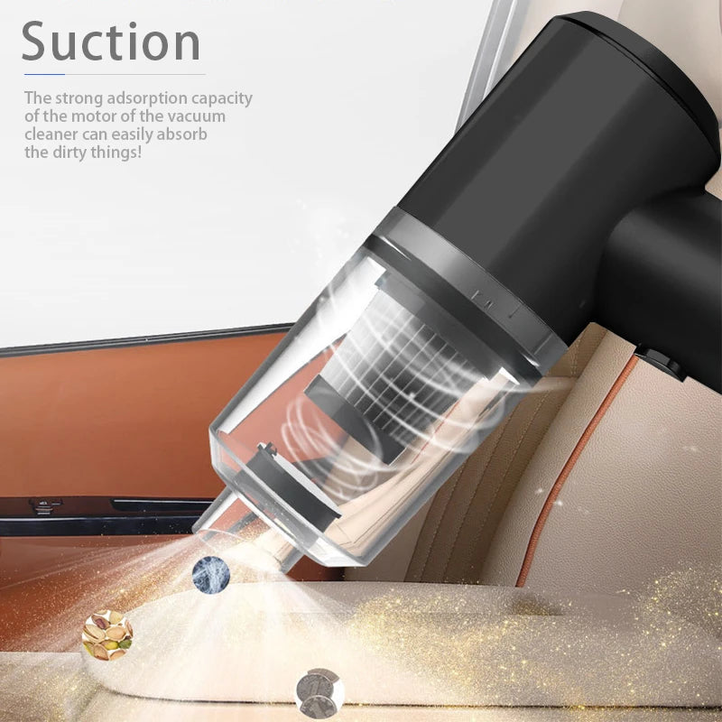 SwiftClean™ Cordless Handheld Car Vacuum