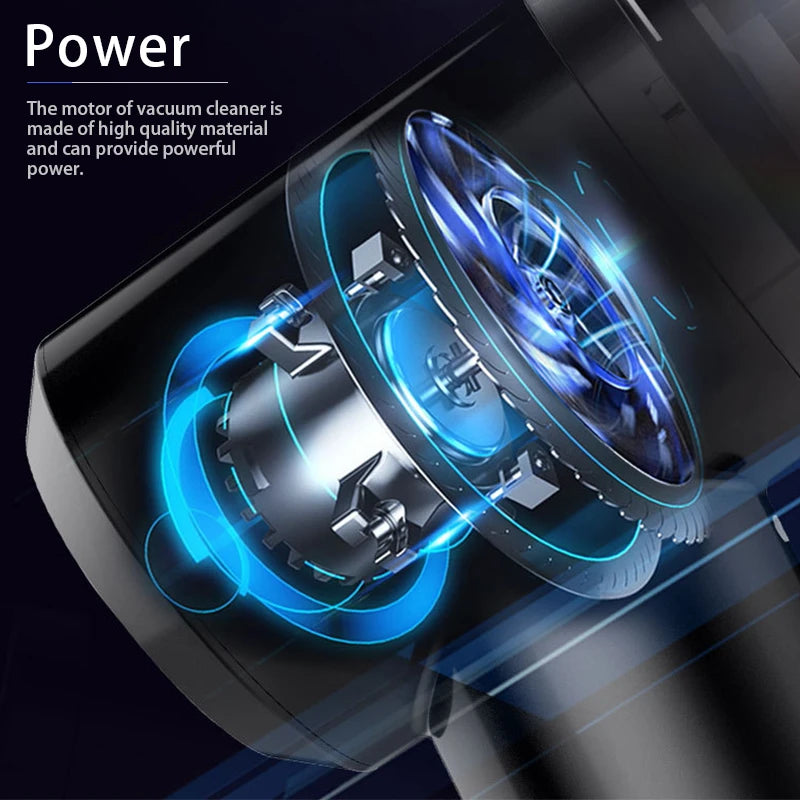 SwiftClean™ Cordless Handheld Car Vacuum