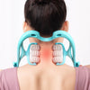Six-Roller Manual Neck Massager
