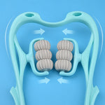 Six-Roller Manual Neck Massager