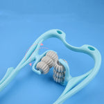 Six-Roller Manual Neck Massager
