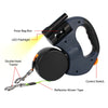 Reflective Retractable Dual Dog Leash