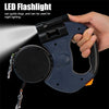 Reflective Retractable Dual Dog Leash
