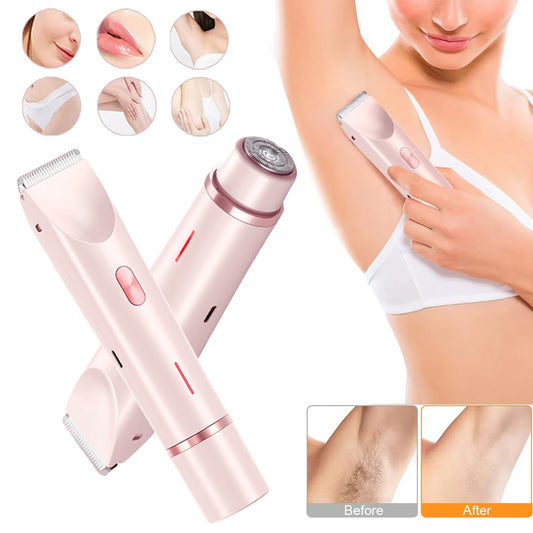 Velora 2-in-1 women's body shaver and trimmer - product photo 1 - AVALDEY