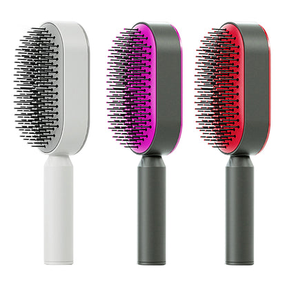 PureDetangle self-cleaning detangling hair brush - product photo 5 - AVALDEY