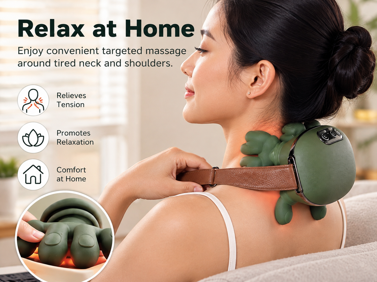 TheraKnead 4D kneading neck and shoulder massager - key benefit 1 - AVALDEY