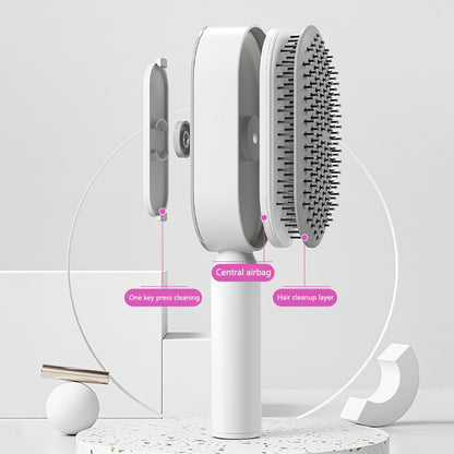 PureDetangle self-cleaning detangling hair brush - product photo 4 - AVALDEY
