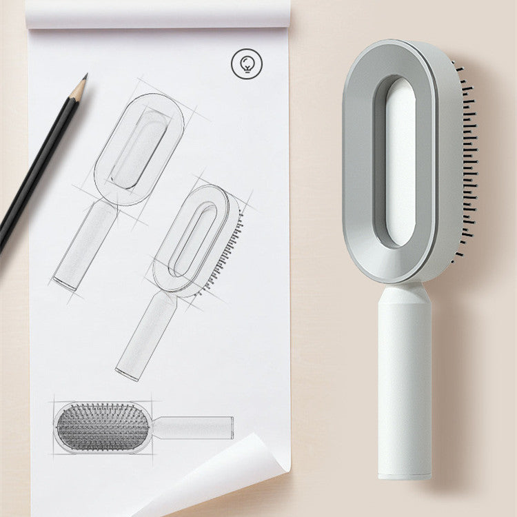 PureDetangle self-cleaning detangling hair brush - product photo 6 - AVALDEY