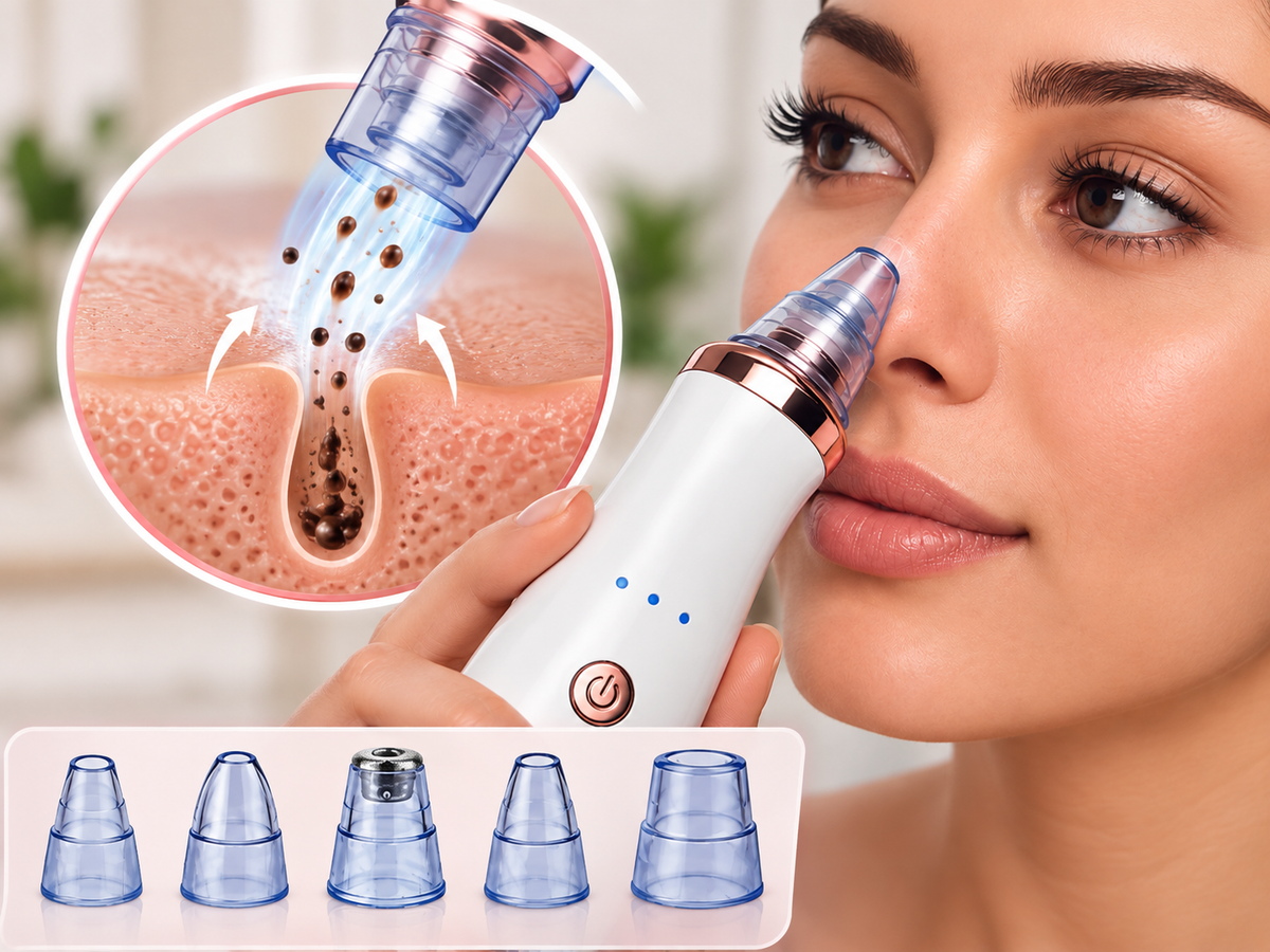 Poreva pore vacuum blackhead remover - key benefit 2 - AVALDEY