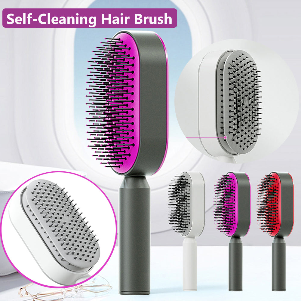 PureDetangle self-cleaning detangling hair brush - product photo 7 - AVALDEY