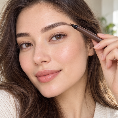 Natural-looking brow with BrowInk pen