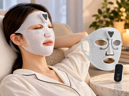 GlowPulse hands-free facial massage mask - key benefit 1 - AVALDEY