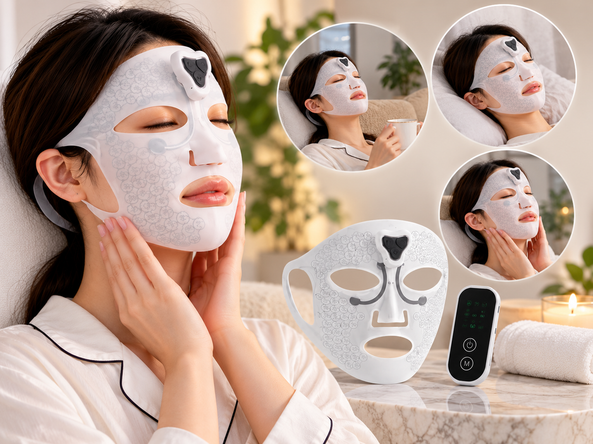 GlowPulse hands-free facial massage mask - key benefit 3 - AVALDEY