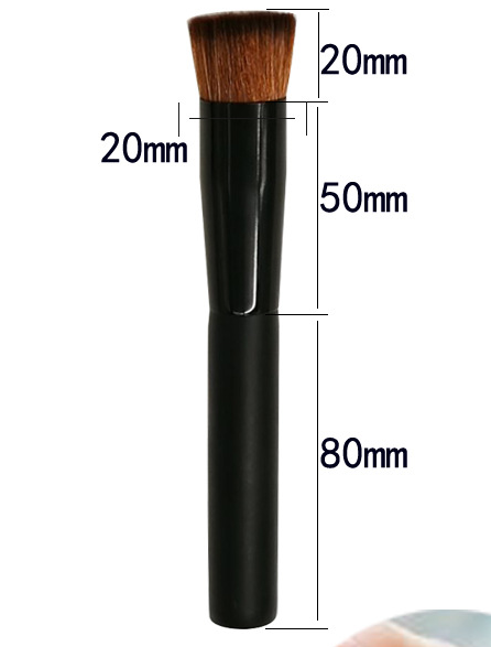 SculptGlide curved foundation and contour brush - product photo 1 - AVALDEY