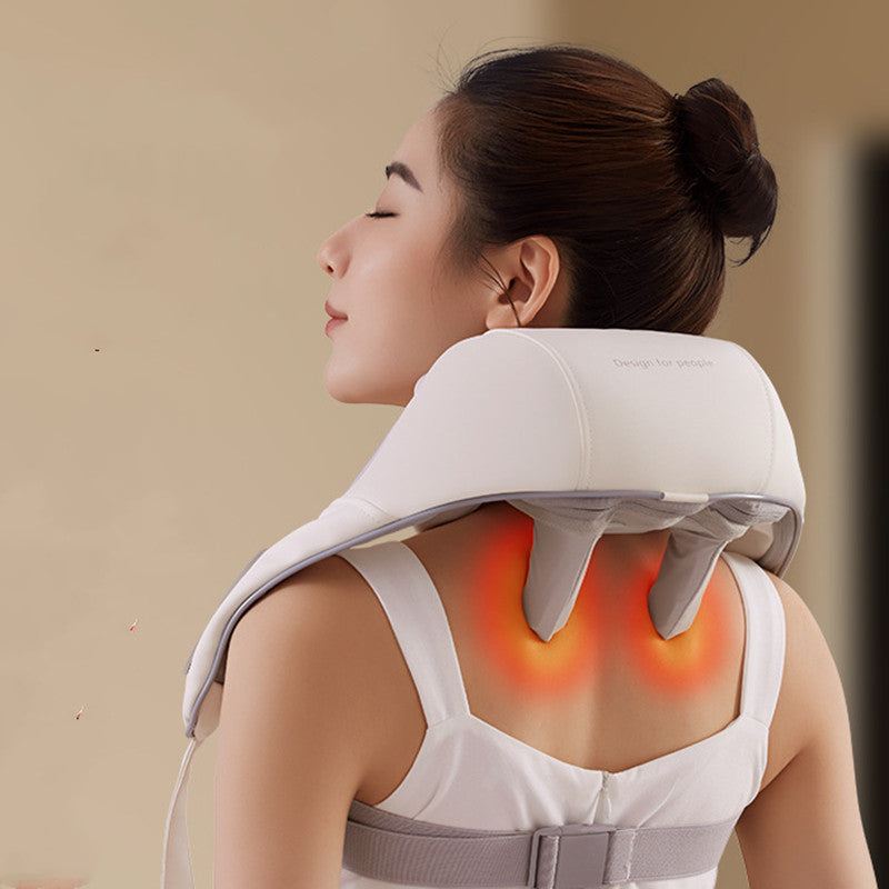 FlexiRelief clip-on neck and shoulder massager with heat - product photo 1 - AVALDEY