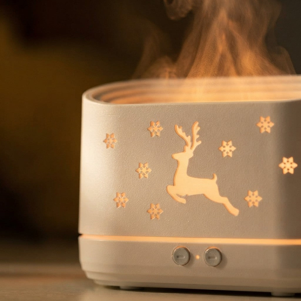 GlowMist™ Reindeer Flame Diffuser & Humidifier