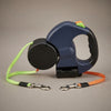 Reflective Retractable Dual Dog Leash