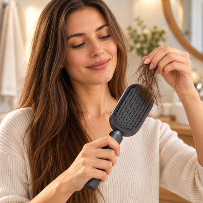 PureDetangle™ Self-Cleaning Detangling Hair Brush lifestyle scene 2