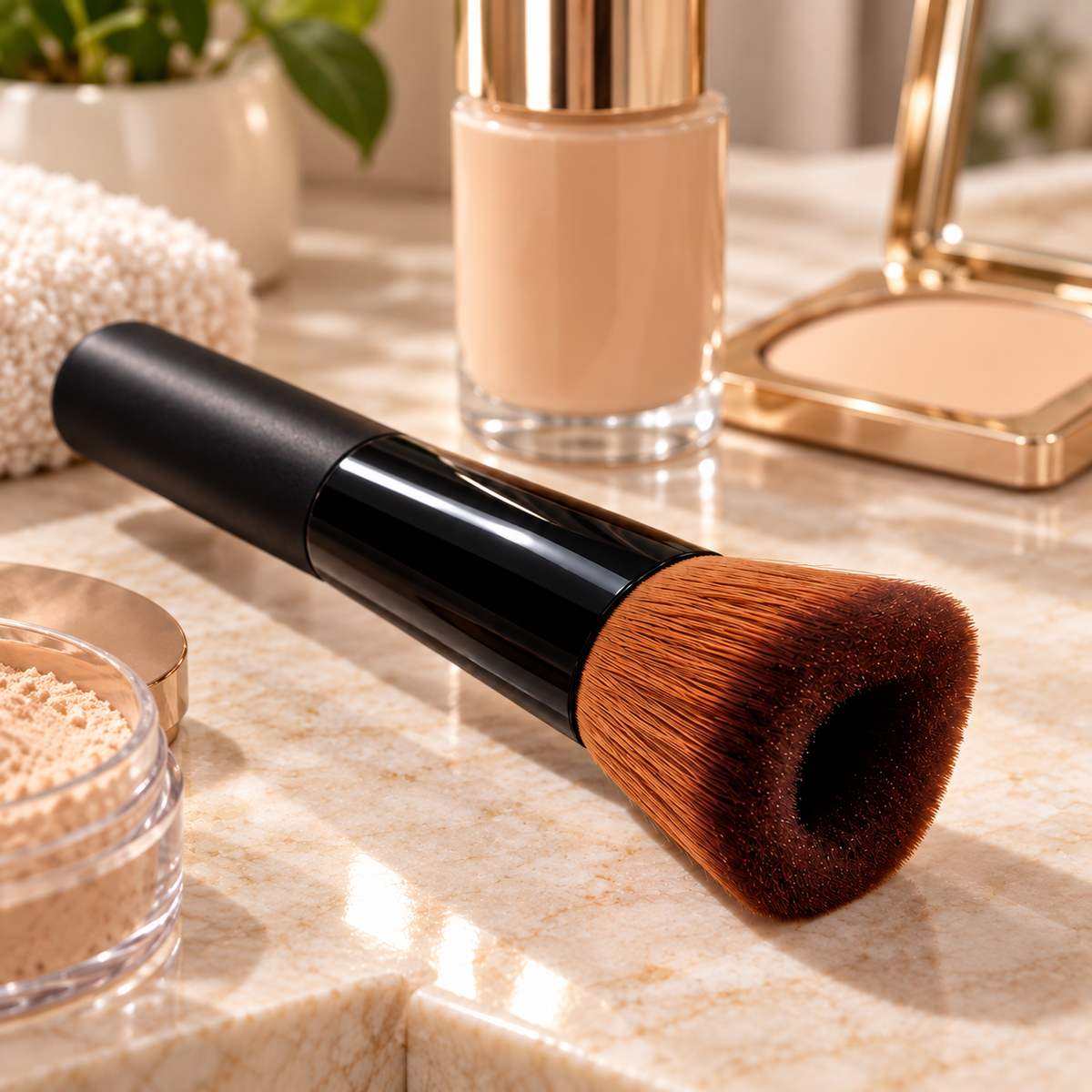 SculptGlide™ Curved Foundation & Contour Brush lifestyle scene 3