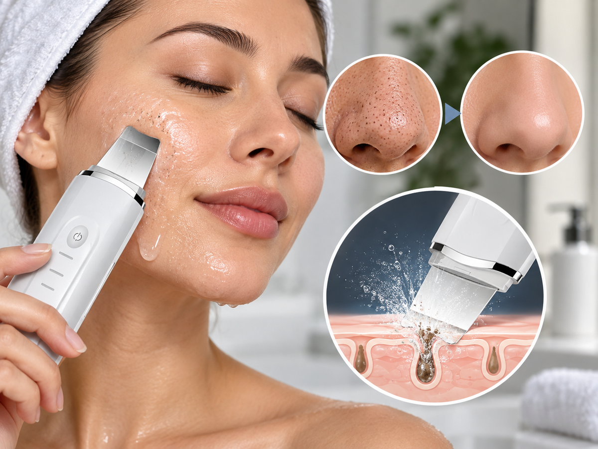 DermaSonic ultrasonic skin scrubber - key benefit 1 - AVALDEY