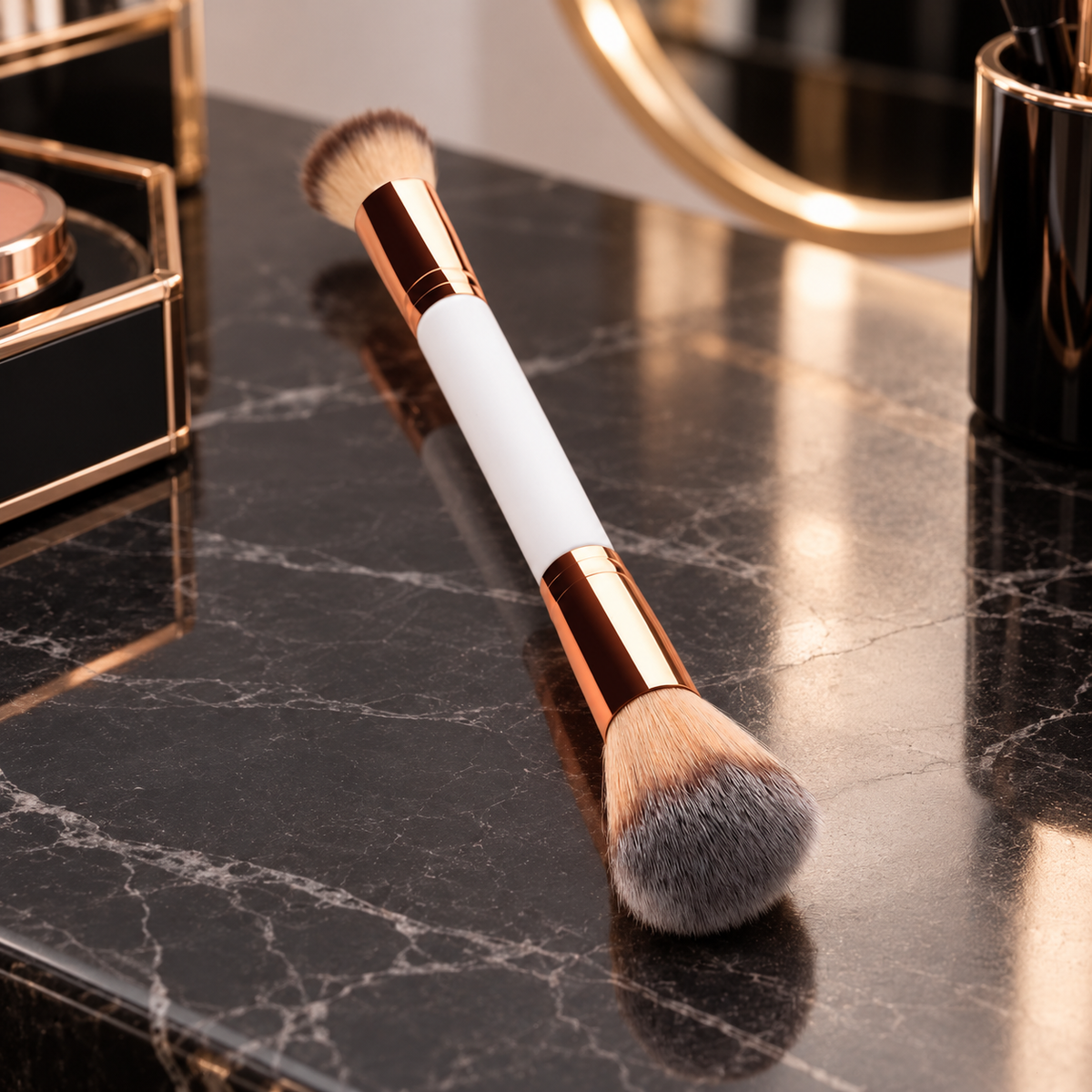 VelvetBlend™ Dual-Ended Powder & Blending Brush lifestyle scene 3